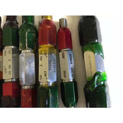 LOT PLUG GAGE GO NOGO VAN KEUREN .471,473,464,469,4030,4035,483,488,450,4  67,ES