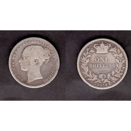 Great Britain. Victoria. Shilling 1872. Die No 21. dy22903