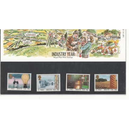GB stamps 1986 Presentation Pack - SG 1308-1311 - Industry Year
