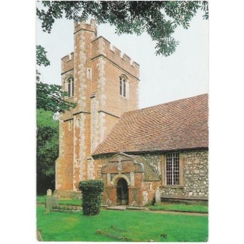 Dorney, Buckinghamshire - St. James's Church - postcard c.1970s