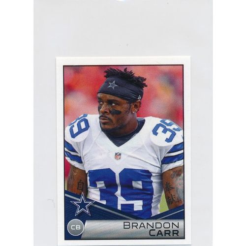 2014 Panini NFL Sticker Collection #240 Brandon Carr Dallas Cowboys