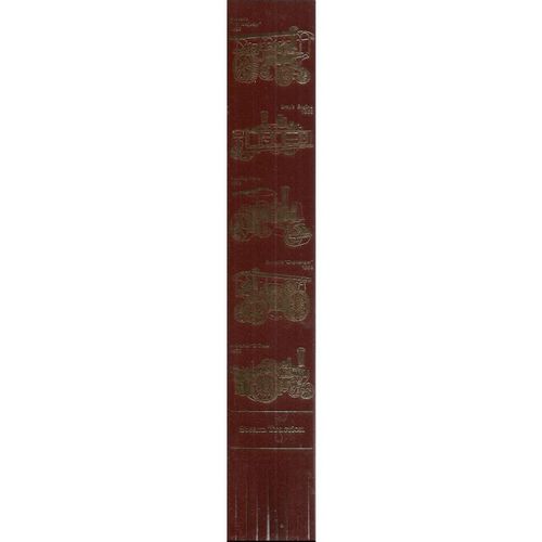 STEAM TRACTION ENGINES Leather Bookmark #