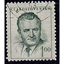 Czechoslovakia 1953 Gottwald 1.00Kc Used Stamp.