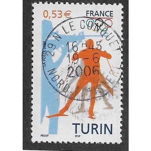 FRA 2006 53c 'WINTER OLYMPICS - TURIN' FINE USED (EBID56-130)