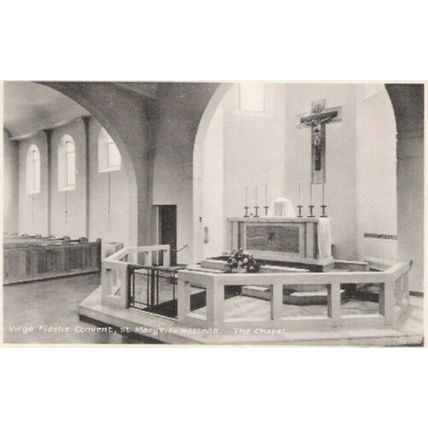Folkestone, Kent - Virgo Fidelis Covent, St. Mary's - Chapel - postcard c.1950s
