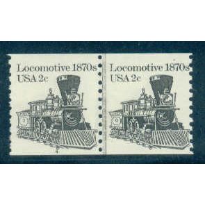 1897A 2c Locomotive Fine MNH Dry Gum CNP Left 4 W0446