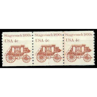 1898A 4c Stagecoach Fine MNH Dry Gum PNC 4/3 G0073