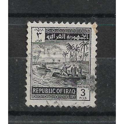 Iraq.SG622 3f Gufas on the Tigris (Black).Fine Used.Nov21a