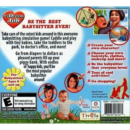 My Dream Job: Babysitter (PC-CD, 2009) for Windows XP/Vista - NEW in Jewel Case