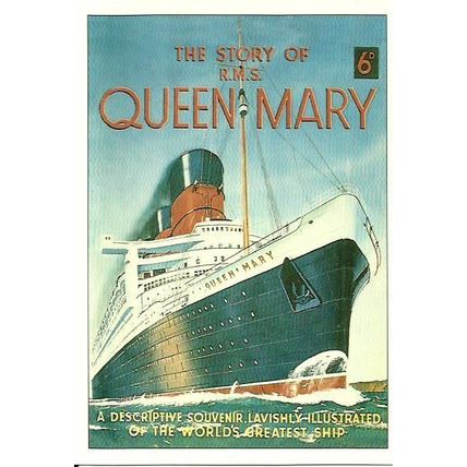 Advertising RMS QUEEN MARYPostcard (Opie ROOL 5)