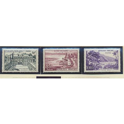 France Stamps Scott #907 To 909, Mint Lightly Hinged