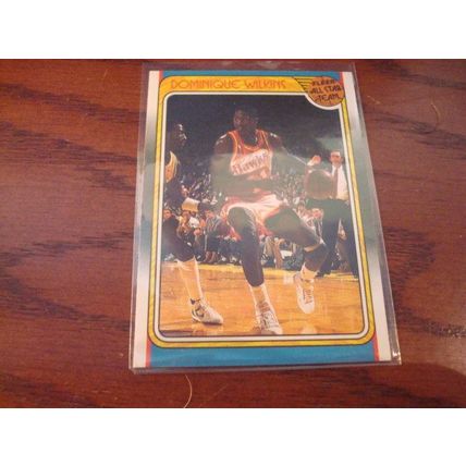 1988 Fleer, 4-Cards, All Star Team, BIRD/WILKINS/BARKLEY/STOCKTON