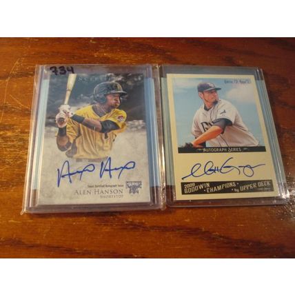 2009-2021, 7-Autographed Baseball Cards, Rc's/Colors/Variations, Check Scans
