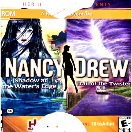 Nancy Drew Shadow at Water's Edge / Trail of Twister DVD-ROM (Win XP/Vista /7)