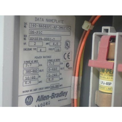 ALLEN BRADLEY 160-BA04SF1-AF-DMSF1C DRIVE BOX CONTROLLER,BD