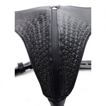 Spiked Leather Confinement Jockstrap Strict Leather Bondage S&M One Size Fits Mo