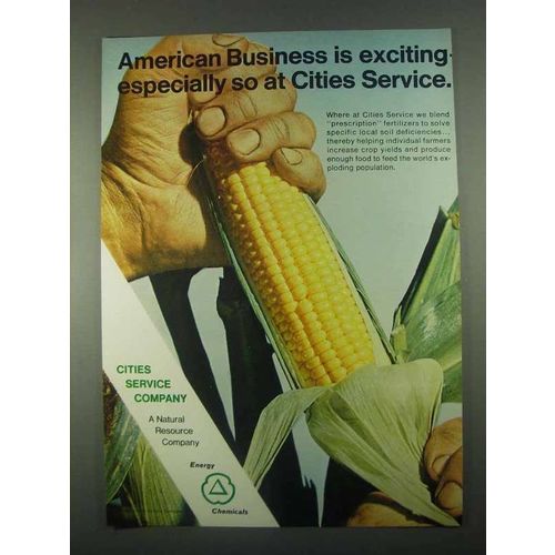 1967 Cities Service Company Ad - American Business is Exciting
