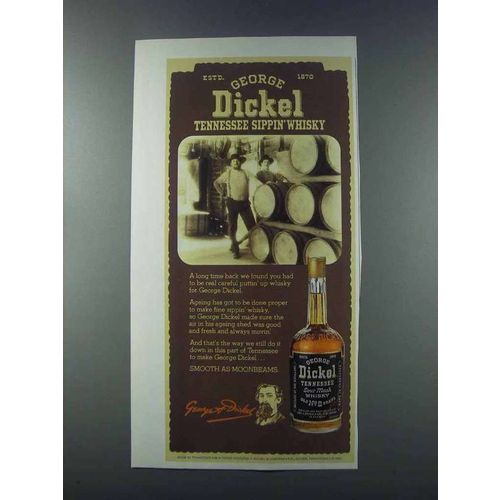 1981 George Dickel Whisky Ad - Tennessee Sippin'