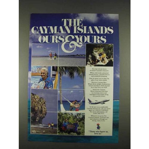 1996 Cayman Islands Tourism Ad - Ours