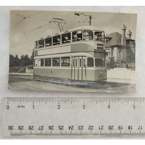 Photo Glasgow Tram no.1354 in 1951