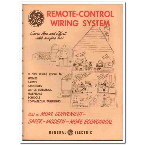 General Electric Company 1951 Vintage Catalog Wiring Remote-Control