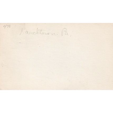 United States 1942 Rauchtown PA-New Bedford Mass Postcard Rauchtown cancel VGC