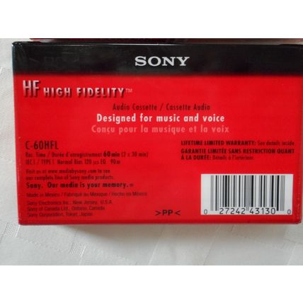 Lot of 7 Mixed Audio Cassette Recording Tapes NOS Zenith, Sony, Memorex