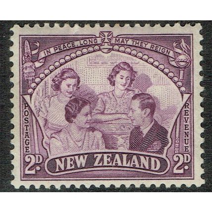 New Zealand 1946 Peace Issue 2d Purple SG670 MM