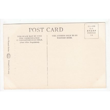 Parish Church Interior Pattingham Postcard Staffordshire The Wrench Series 8400