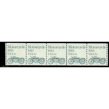 1899 5c Motorcycle Very Fine MNH Dry Gum PNC 4/5 P0504