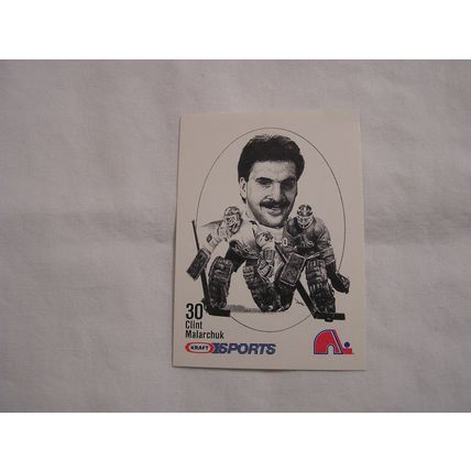 Clint Malarchuk 1986/87 Kraft Drawing
