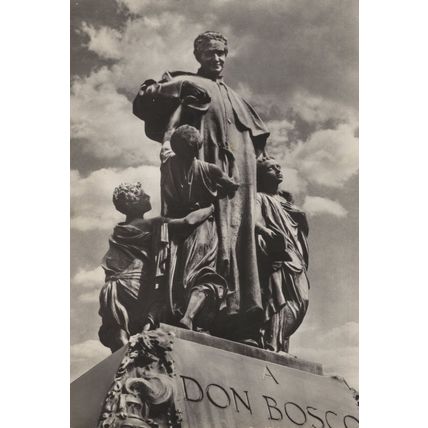 Torino Italian Don Bosco Statue Postcard