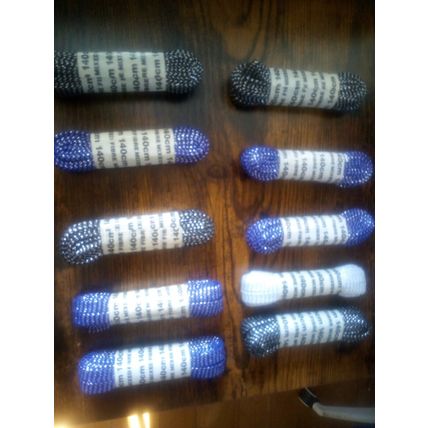 10 Pairs of 140cm Lurex Laces