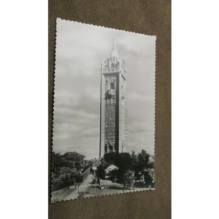 Valentines real photo Postcard - The Cabot Tower, Bristol