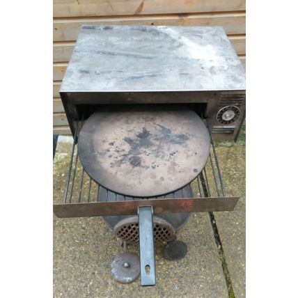 chimenea chiminea cast iron wood burner bbq pizza oven grill oven cooker garden