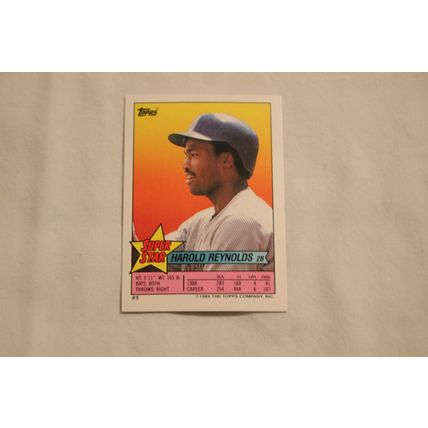 Chris James/Jimmy Key 1989 Topps Stickers NO.119/186 Stickerback Harold Reynolds