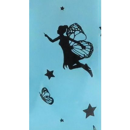 Fairy Blue LED Glass Bottle 30 CM - Great Gift Day Home Decor Ornament