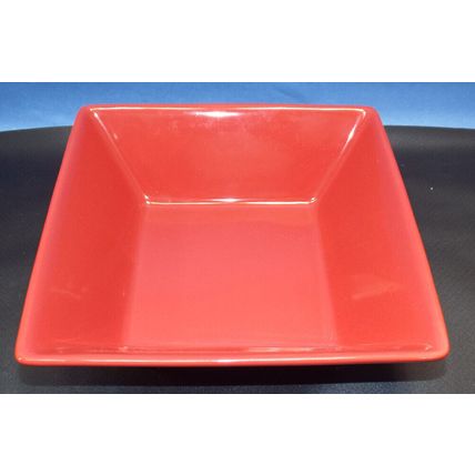 Mint Large Square 10 Strawberry Street Red Casserole Dish Bowl DEEP Pan 10 1/4"