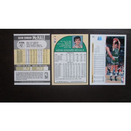 Kevin McHale Lot of 3 Basketball Cards (See Pictures and Descriptions Below)