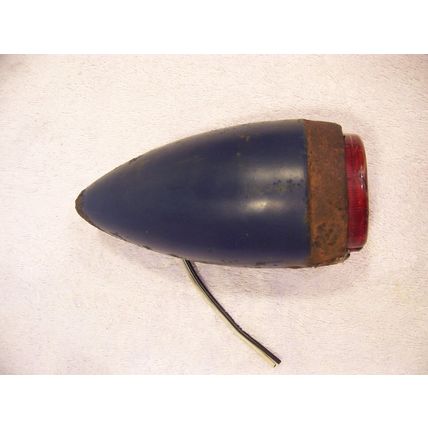 1953 CHEVROLET PANEL TAIL LIGHT HOUSING & LENS COMPLETE OEM 3100 RAT ROD