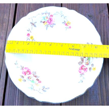1940's Edwin M. Knowles Blossom Time 51-6 Floral Vintage Vegetable Serving Bowl