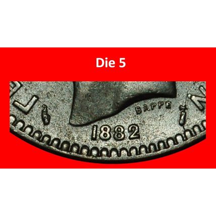 ⰆFRANCE:GREECE★10 LEPTON 1882A GEORGE I 1863-1913 DISCOVERY★LOW START★NO RESERVE
