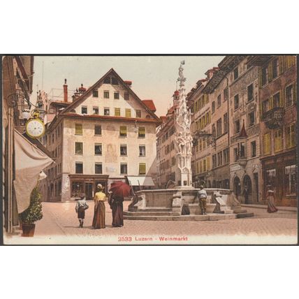 Weinmarkt, Luzern, c.1910s - Photoglob AK
