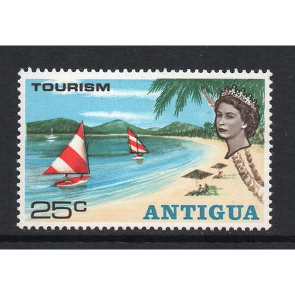 Antigua - 1968 - 25c Tourism (sg218) Mint Hinged