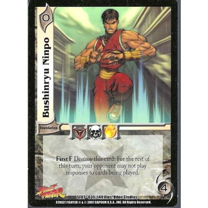 UFS Ultimate Fighting System Trading Card Dark Stalker Bushinryu Ninpo