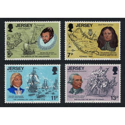Jersey American Independence 4v 1976 MNH SG#160-163