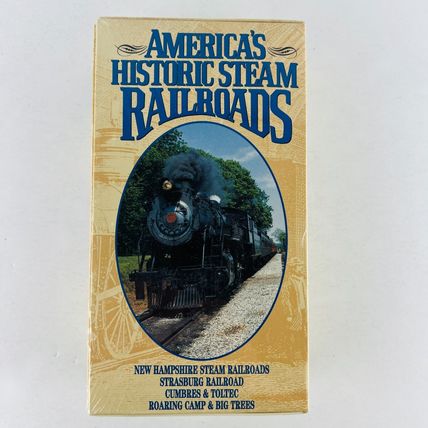 Americas Historic Steam Railroads VHS Video 1999 2-Tape Set