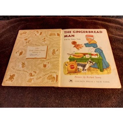 Little Golden Book The Gingerbread Man (F) 6th Edition By Nancy Nolte 1969