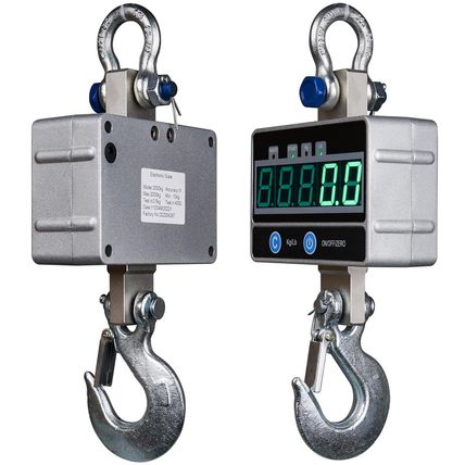 2000KG / 4400LBS 2Ton Digital Crane Scale with Remote, Industrial Heavy Duty Ele