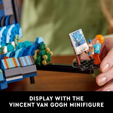 LEGO Ideas Vincent Van Gogh the Starry Night - 3D Puzzle Building Set for Adults
